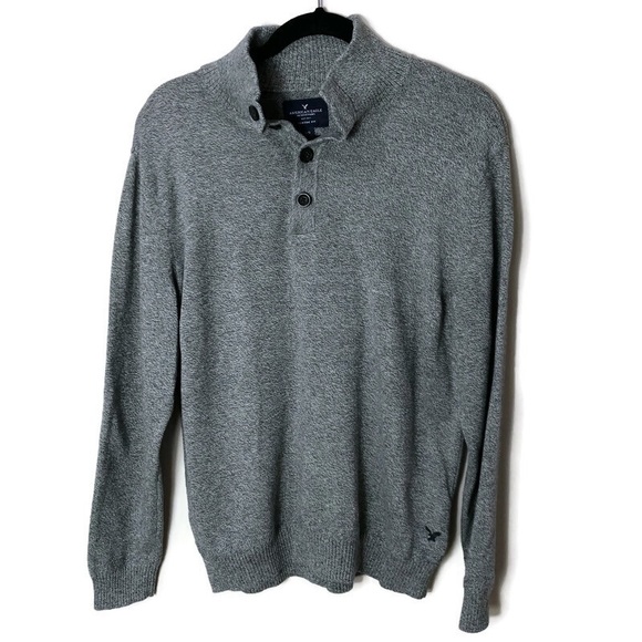 American Eagle Outfitters Other - American Eagle men’s mock neck grey sweater large